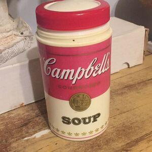 vintage 1998 Campbell’s soup Thermos